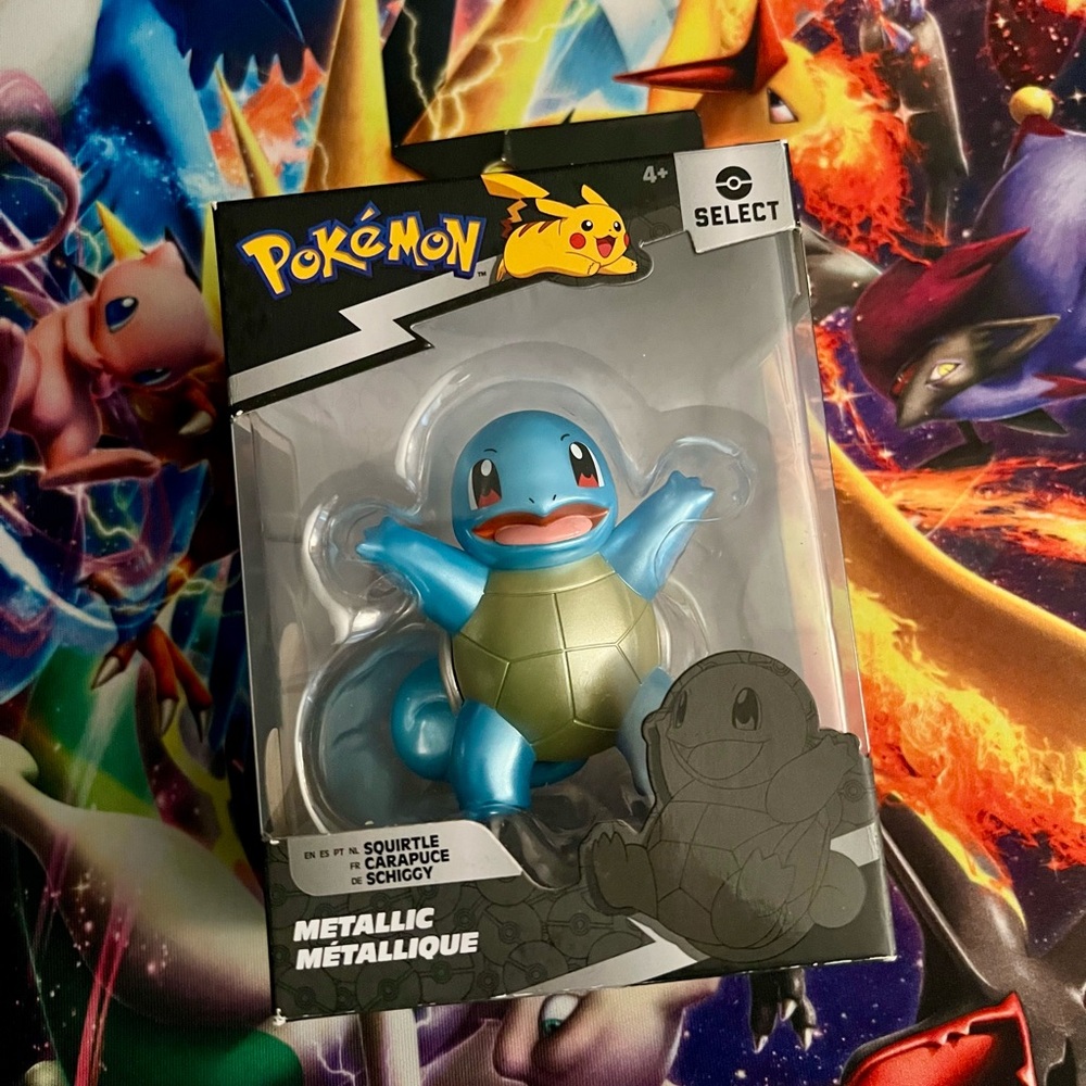 Pokmon Select Metallic Squirtle Jazwares